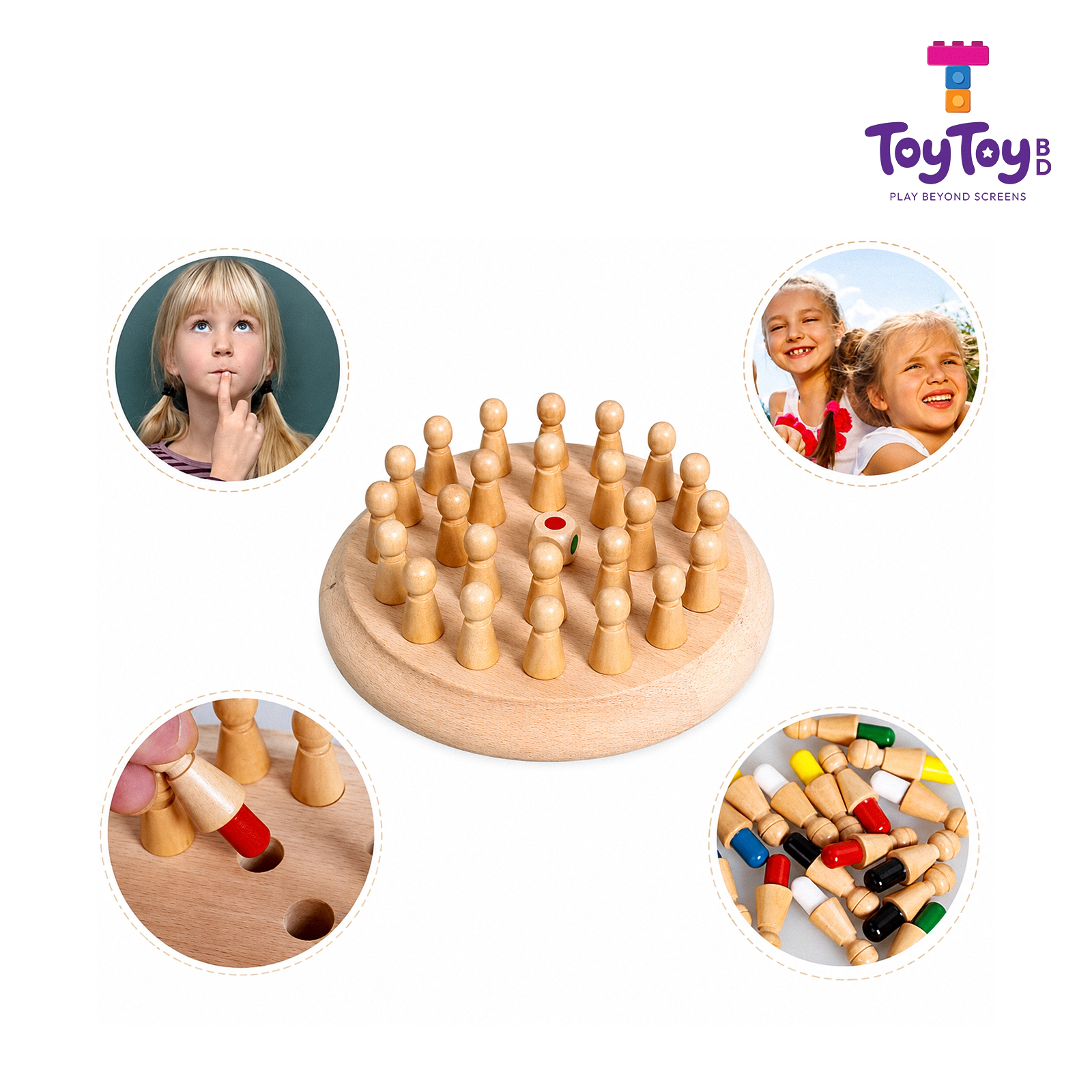 Color Matching Memory Chess